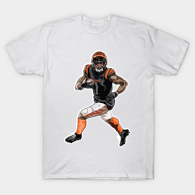 Ja'marr Chase T-Shirt by ArticArtac